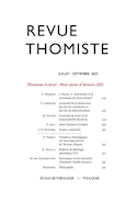 Revue Thomiste 2025, no 03